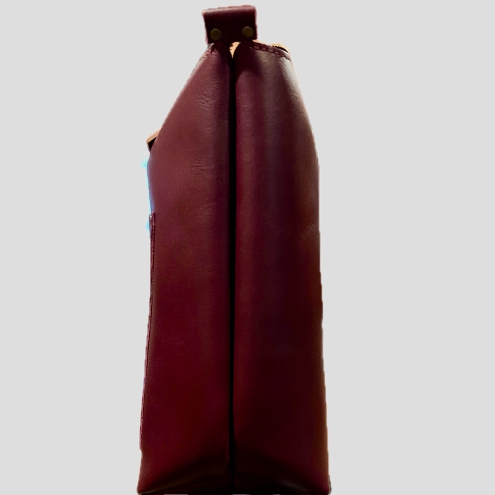 Portland Leather Lollipop medium Zipper Tote - Picture 5 of 9